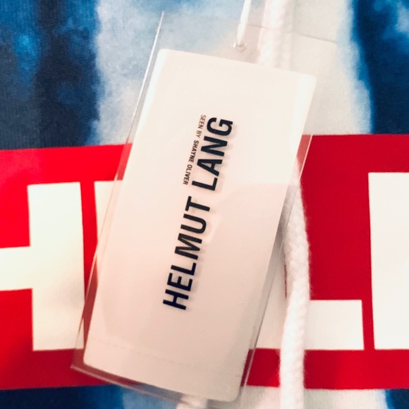 HELMUT LANG TYE DYE PULLOVER HOODY - Picture 5 of 7